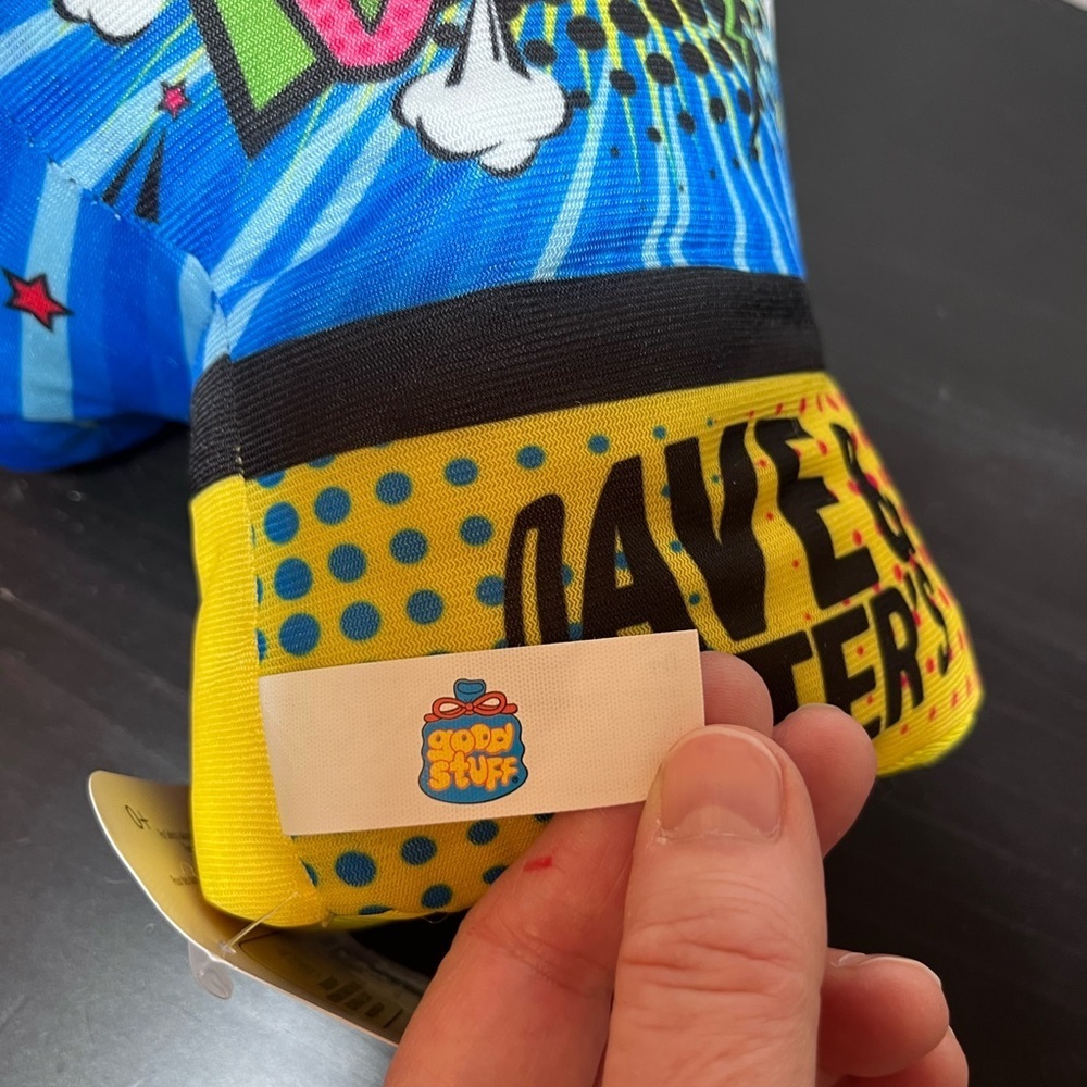 Dave & Buster’s Power Fists Plush Kid’s Boxing Gloves Set - Comic Pop Art - Picture 13 of 15